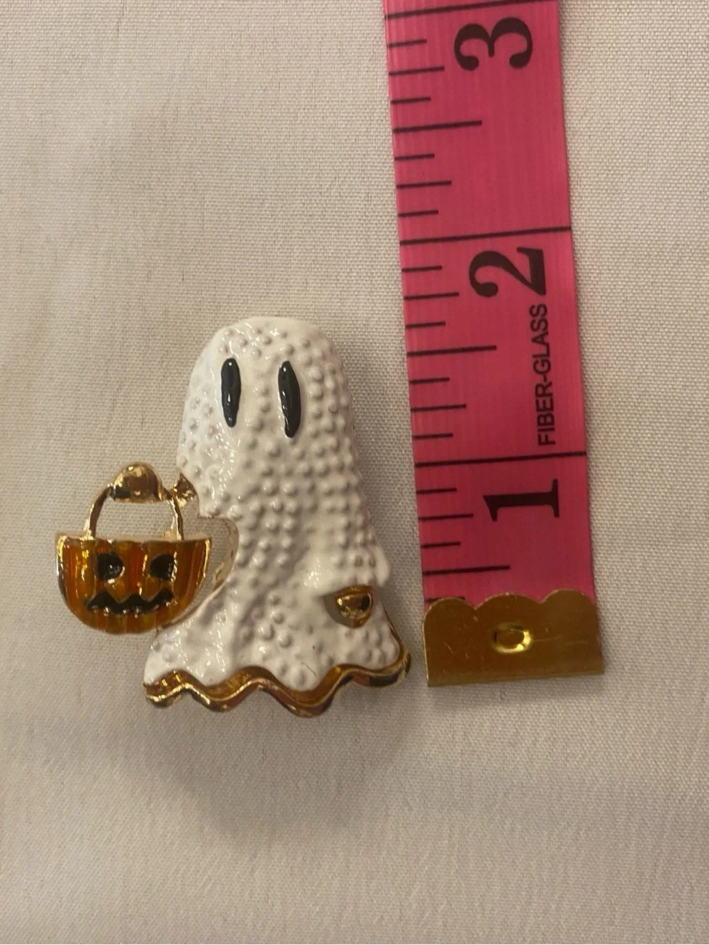 Brooch Halloween Ghost Pumpkin Pin NEW